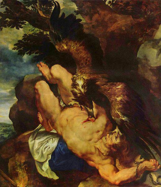Peter Paul Rubens Peter Paul Rubens and Frans Snyders, Prometheus Bound, France oil painting art